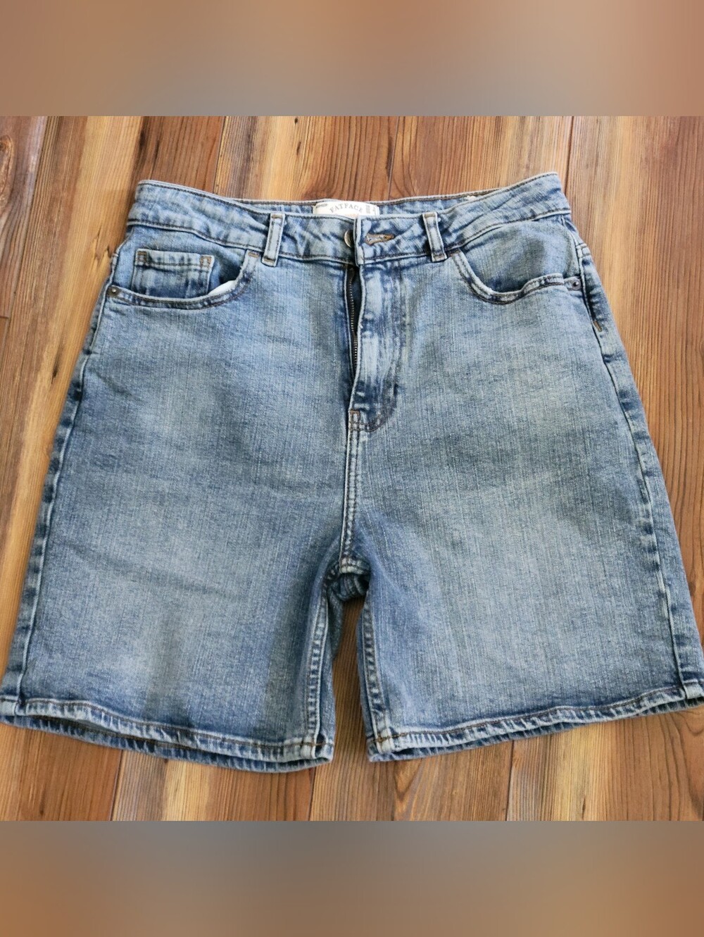 Fat Face Womens Size 8 Denim Shorts Cotton Blend